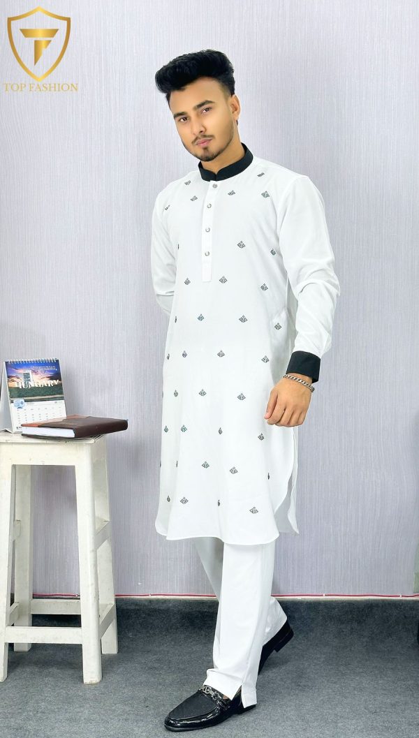 A-A EID SPECIAL STONE PANJABI CODE-6883 - Image 2