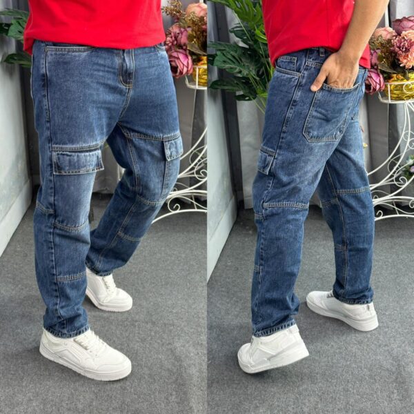 1A DENIM BAGGY PANT DARK NAVY CODE-BDK52