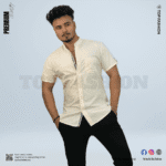 HALF SHIRT CREAM CODE- C06