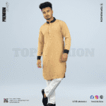 PANJABI CAMEL BROWN STONE CODE-6882