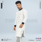 PANJABI WHITE STONE CODE-6883