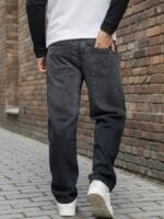 1-JEANS BAGGY ASH & BLACK CODE-SBB98 - Image 5