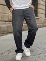 1-JEANS BAGGY ASH & BLACK CODE-SBB98 - Image 4