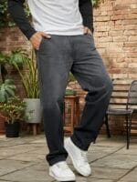 1-JEANS BAGGY ASH & BLACK CODE-SBB98