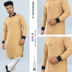 PANJABI CAMEL BROWN STONE CODE-6882 - Image 2