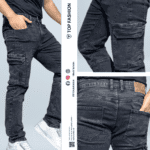 A-CARGO NEW PANT BLACK CODE-CARGO48 - Image 3