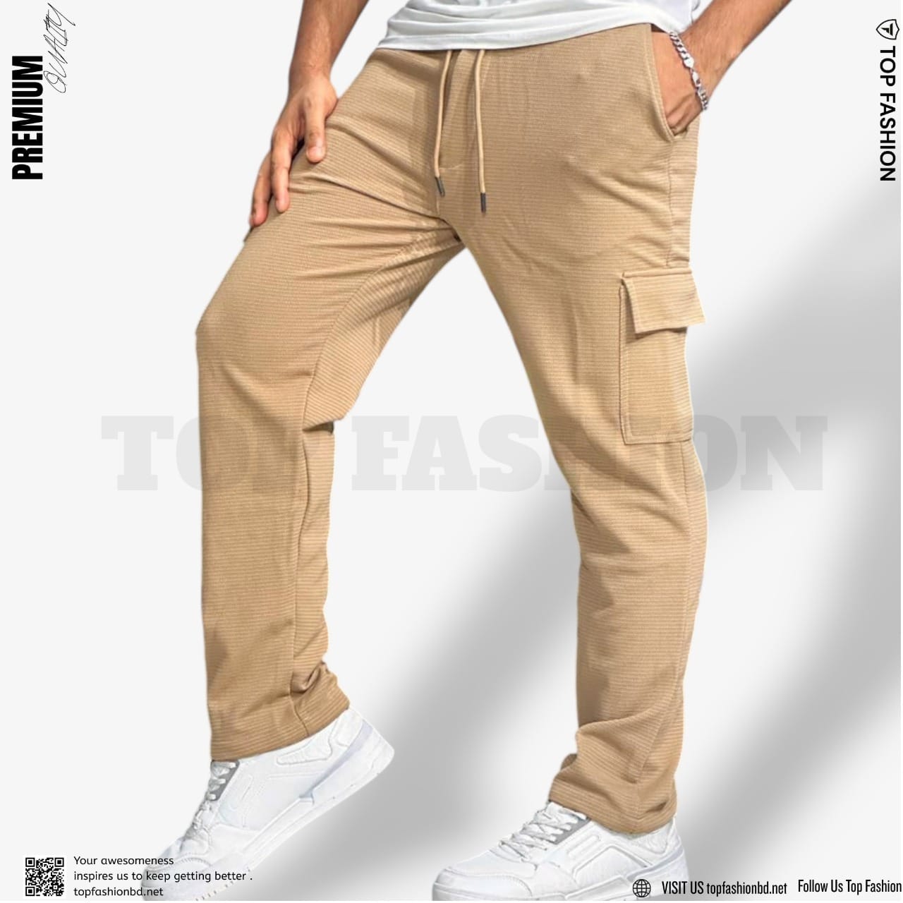 WhatsApp Image 2025-10-05 at 10.41.09_eb7d4040 CARGO PANT KHAKI CODE-433 - Image 1
