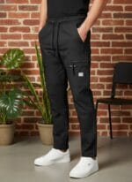 CARGO DOBBY PANT BLACK CODE-CD64 - Image 2