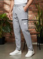 CARGO DOBBY PANT LIGHT GRAY CODE-CD66 - Image 2