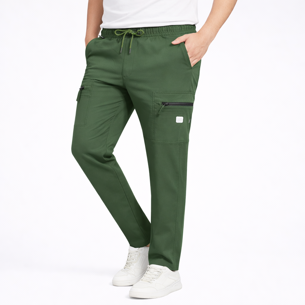 CARGO DOBBY PANT OLIVE CODE-CD65