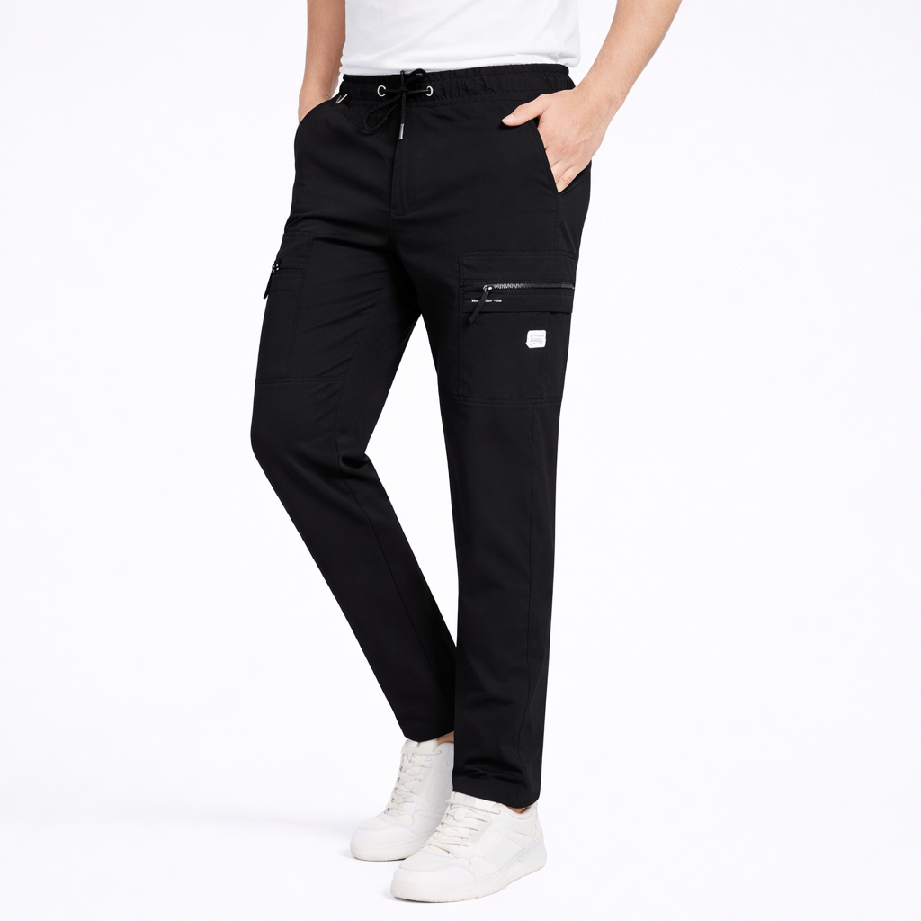 CARGO DOBBY PANT BLACK CODE-CD64