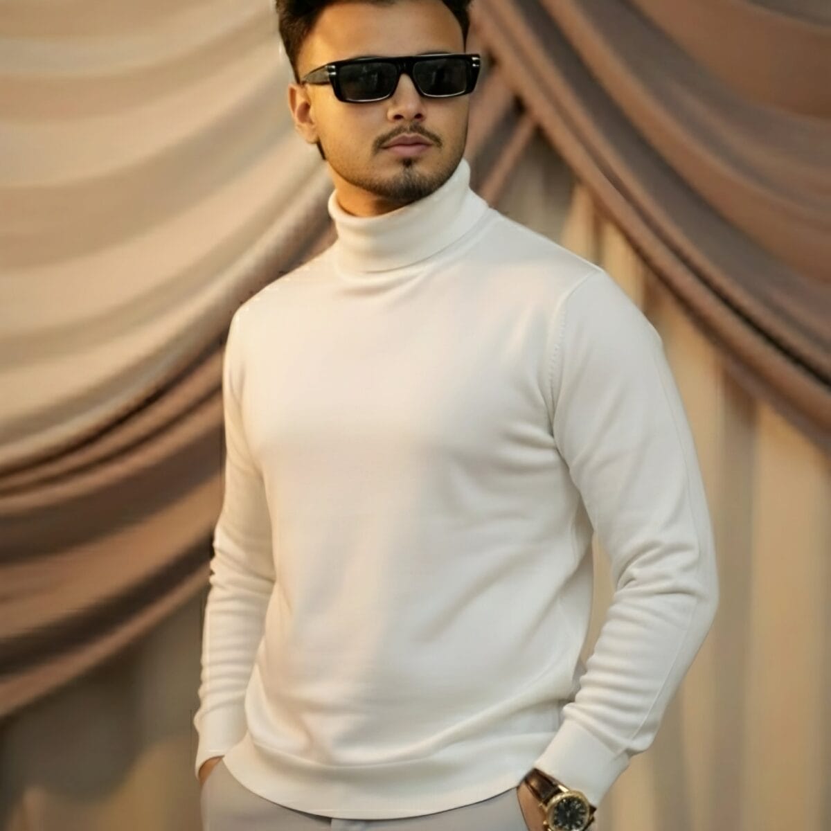 A-HIGH NECK WHITE CODE-HN87