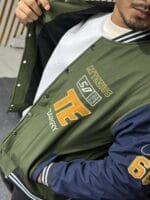 VARSITY JACKET OLIVE CODE-VJ03 - Image 5
