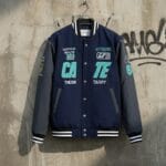 VARSITY JACKET NAVY BLUE CODE-VJ02 - Image 5