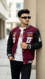 VARSITY JACKET MERRON CODE-VJ01