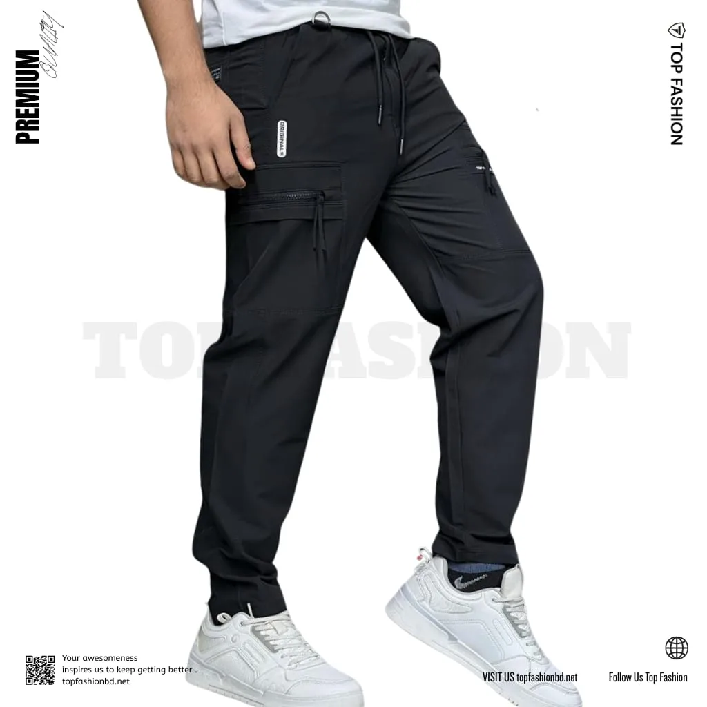 CARGO DOBBY PANT BLACK CODE-CD64 - Image 3