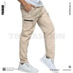 CARGO DOBBY PANT BEIGE CODE-CD67 - Image 6
