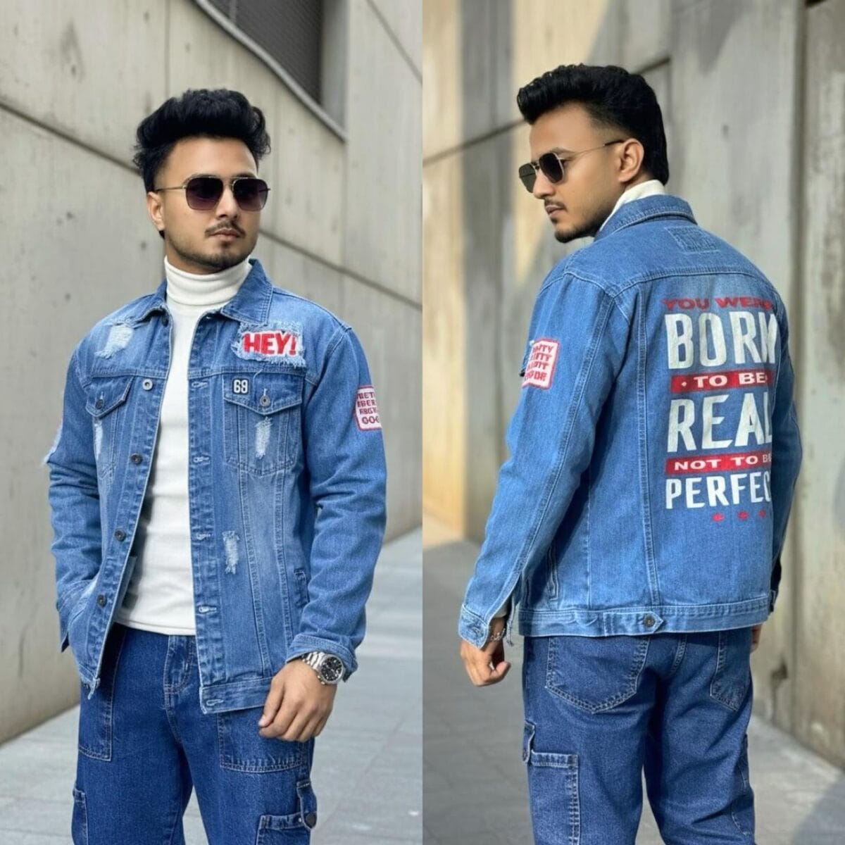 1-DENIM PRINT JACKET CODE-DPJ59