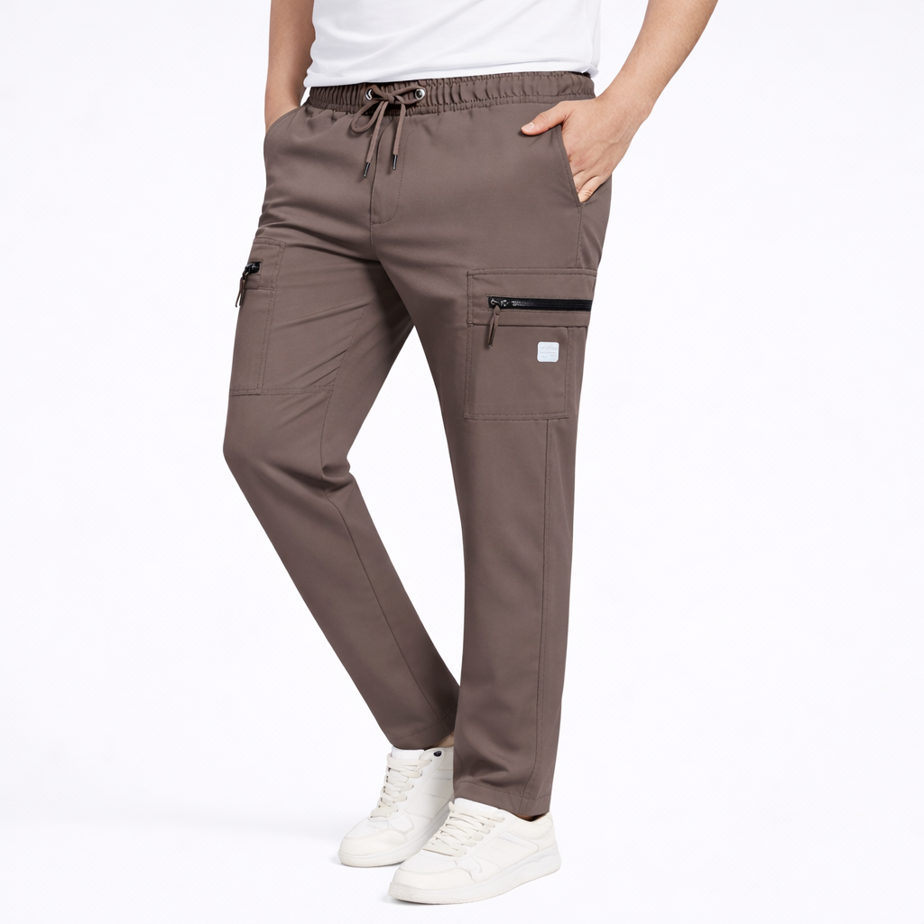 CARGO DOBBY PANT BROWN CODE-CD68