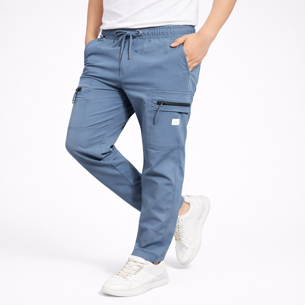 CARGO DOBBY PANT SLATE BLUE CODE-CD69