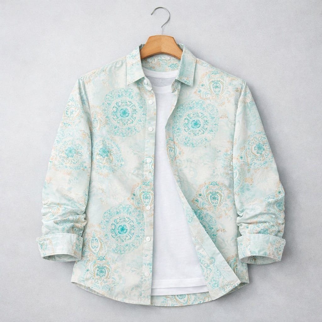 LUXURY PRINT SHIRT CODE-PS07
