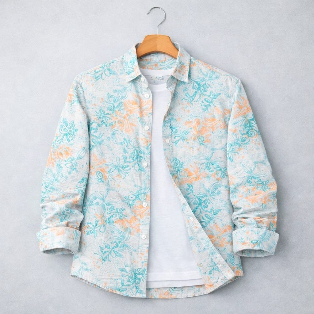 LUXURY PRINT SHIRT CODE-PS06