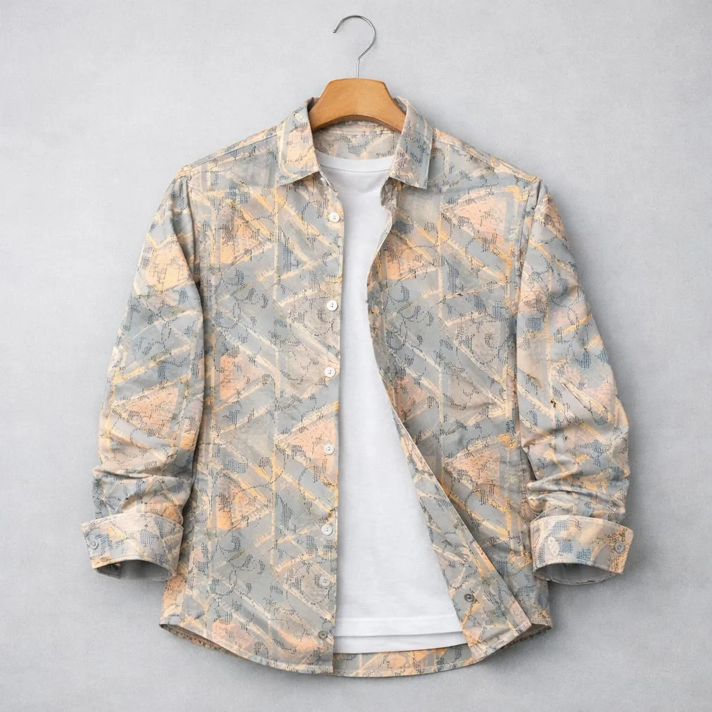 LUXURY PRINT SHIRT CODE-PS02
