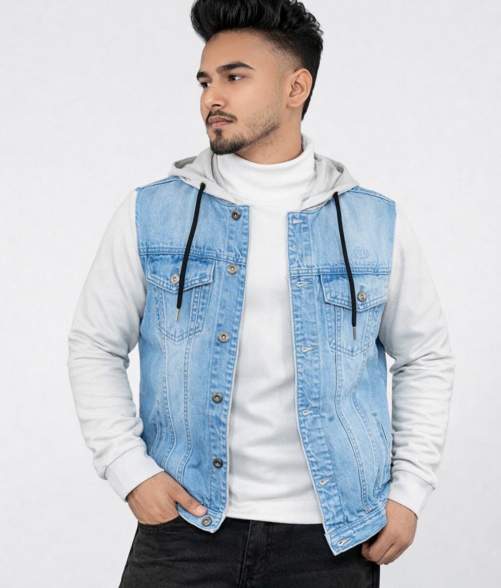 1-A DENIM HOODIE CODE-LH71