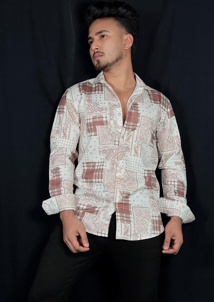 LUXURY PRINT SHIRT CODE-PS05