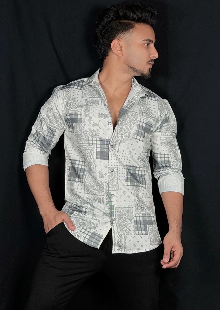 LUXURY PRINT SHIRT CODE-PS01