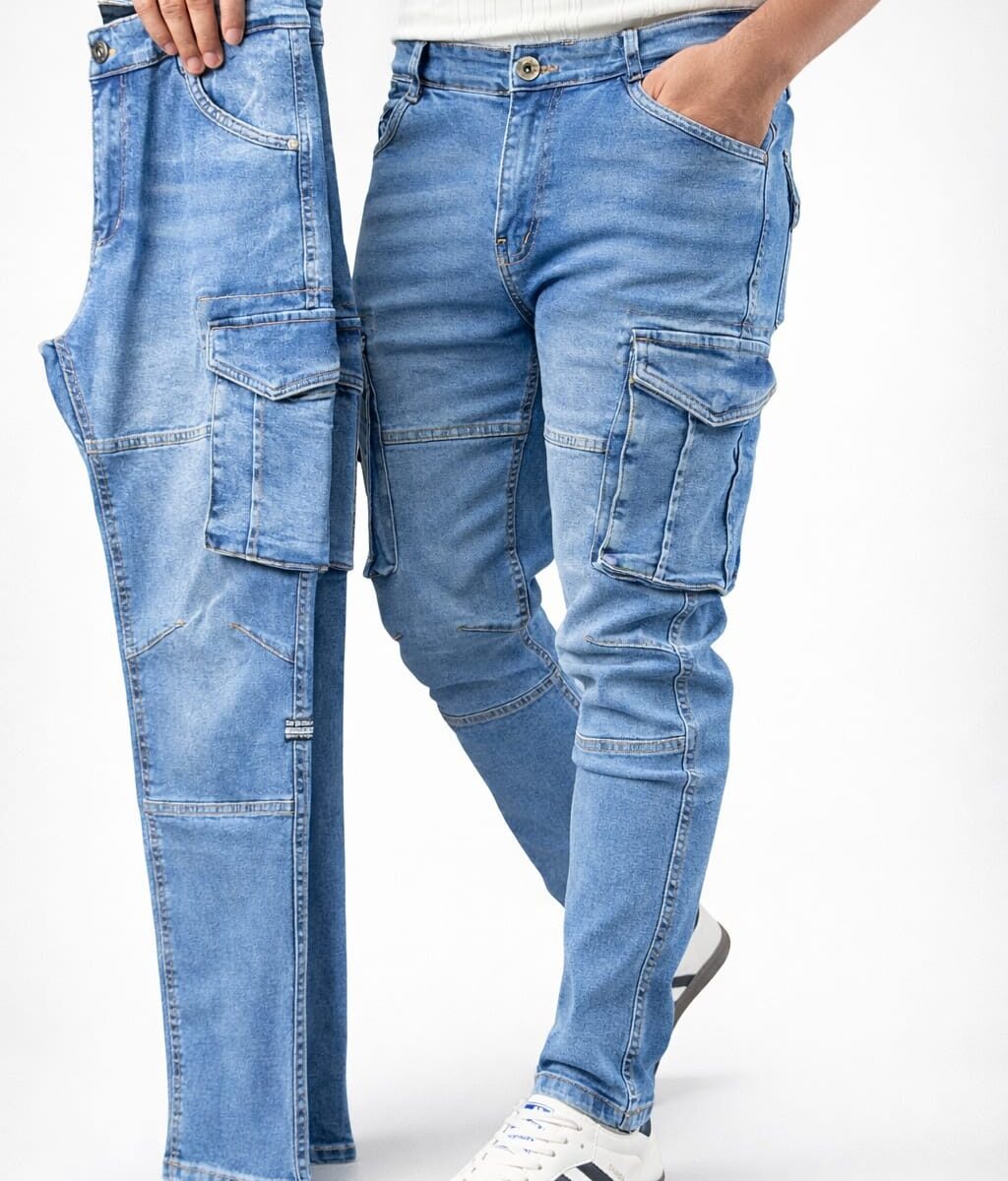 1-A LUXURY CARGO PANT LIGHT CODE-61