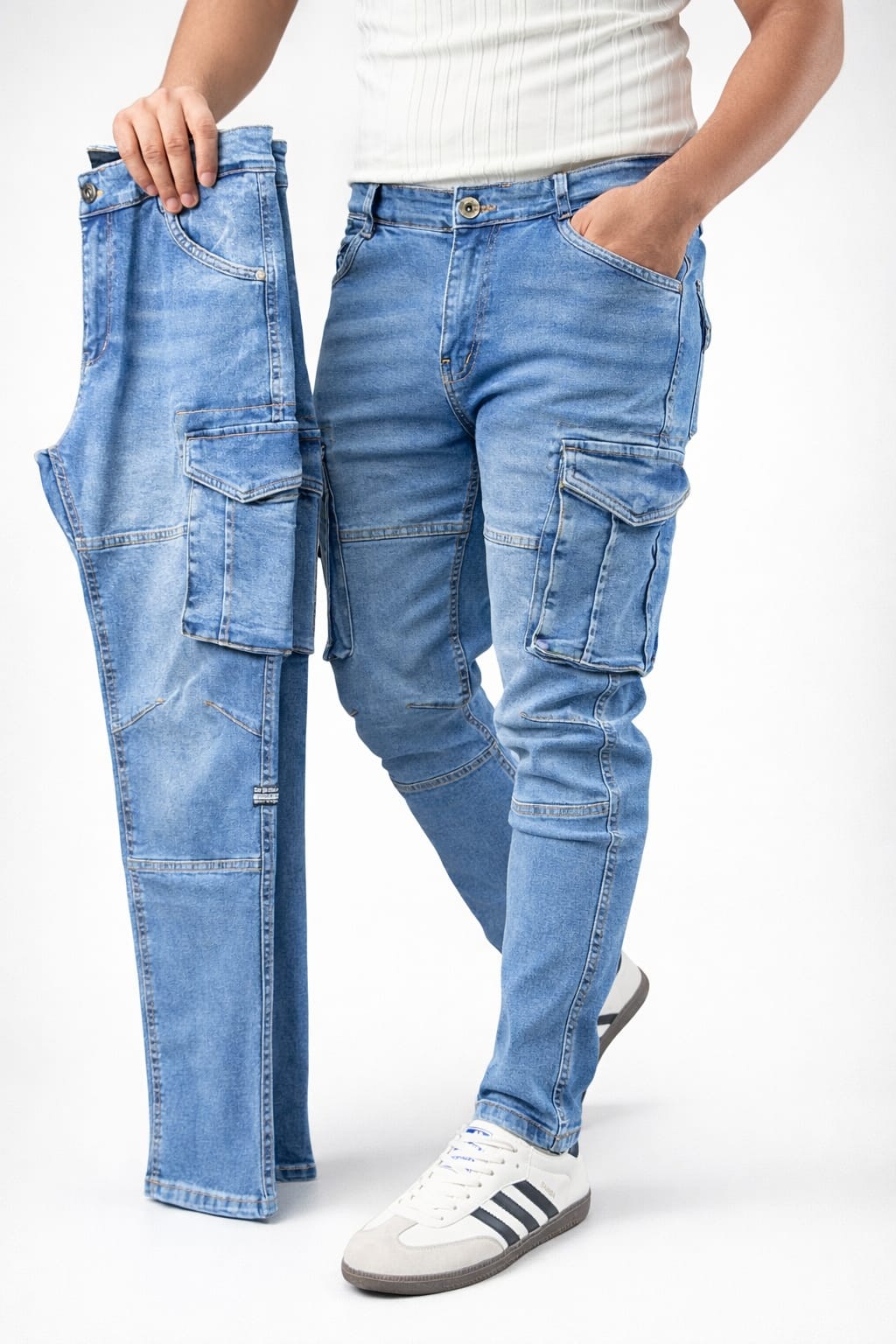 WhatsApp Image 2026-01-27 at 10.42.06 AM 1-A LUXURY CARGO PANT LIGHT CODE-61 - Image 1