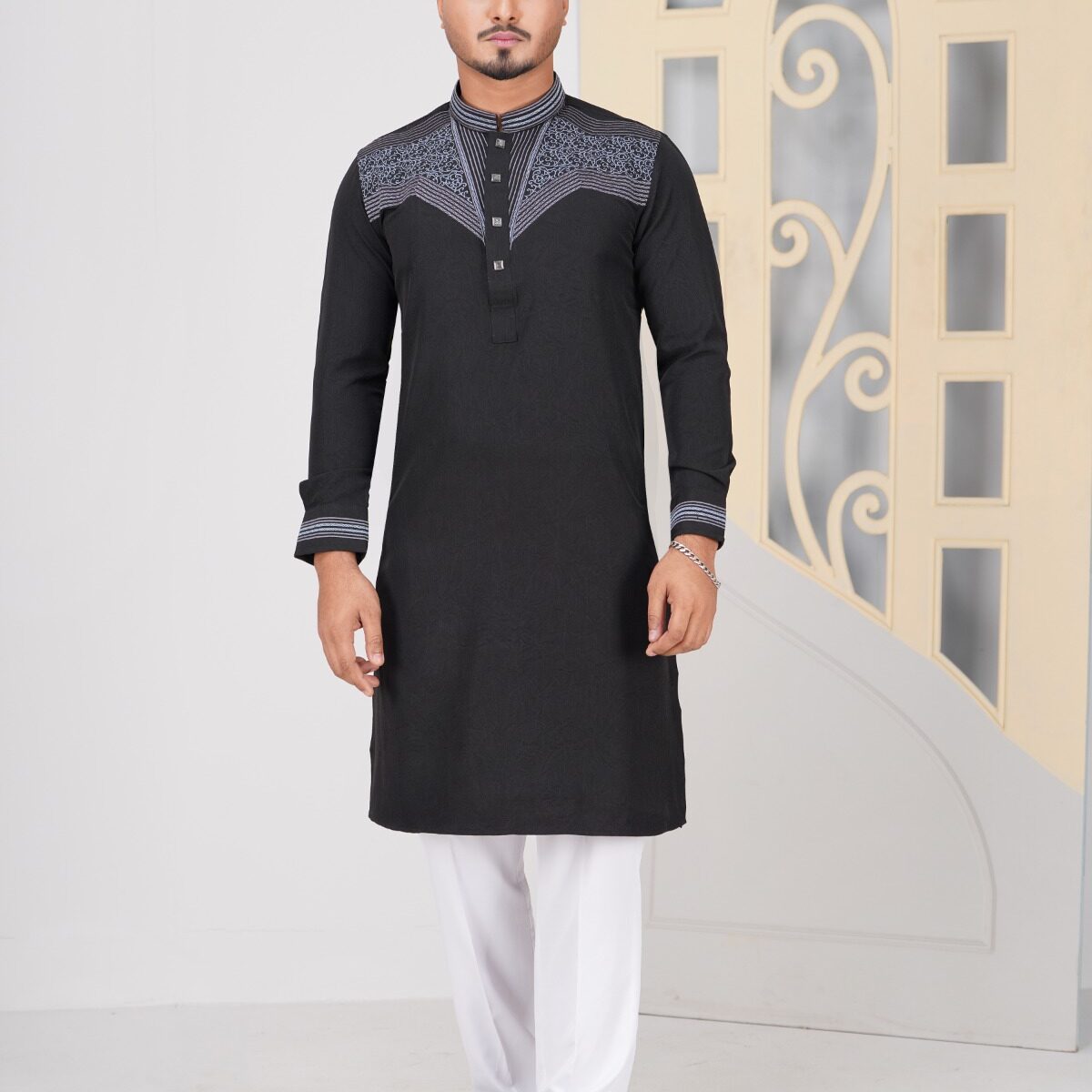 ELEGANT EMBROIDERED PANJABI CODE-OP02
