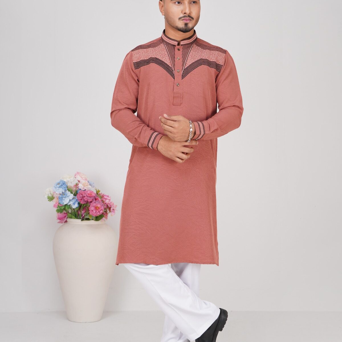 ELEGANT EMBROIDERED PANJABI CODE-OP03