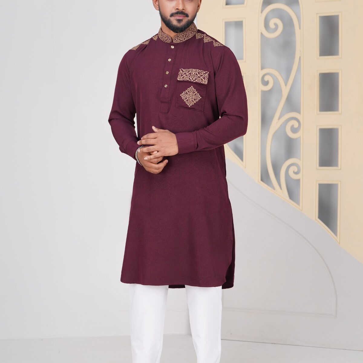 ELEGANT KABLI DESIGN PANJABI CODE-KP03