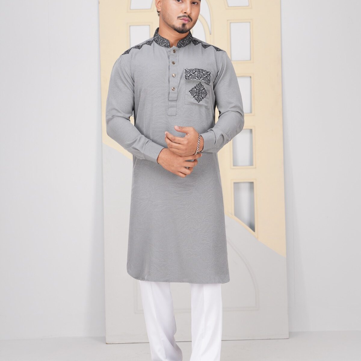 ELEGANT KABLI DESIGN PANJABI CODE-KP02