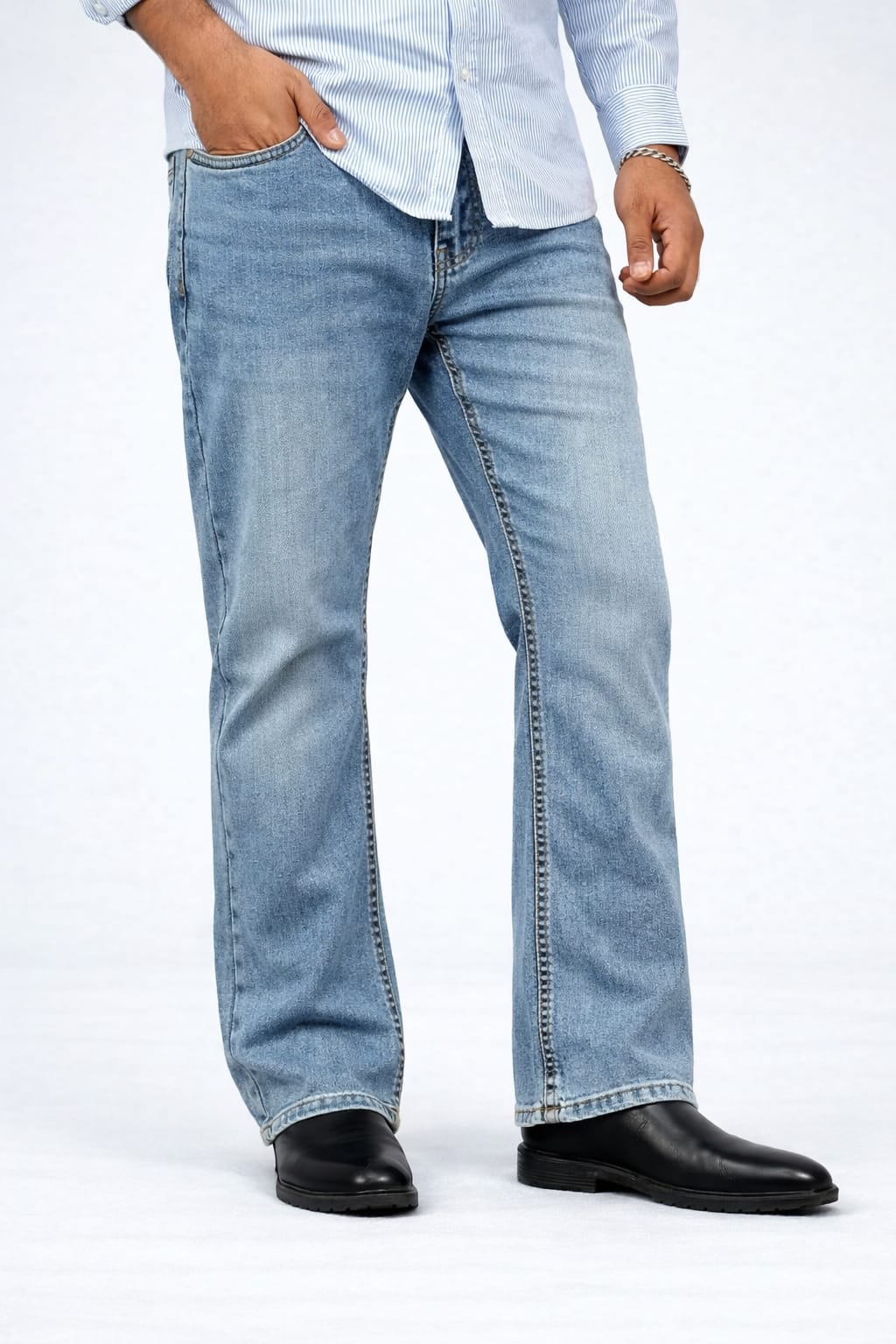 WhatsApp Image 2026-04-07 at 8.39.58 PM LUXURY BOOTCUT PANT CODE-BCP81 - Image 1