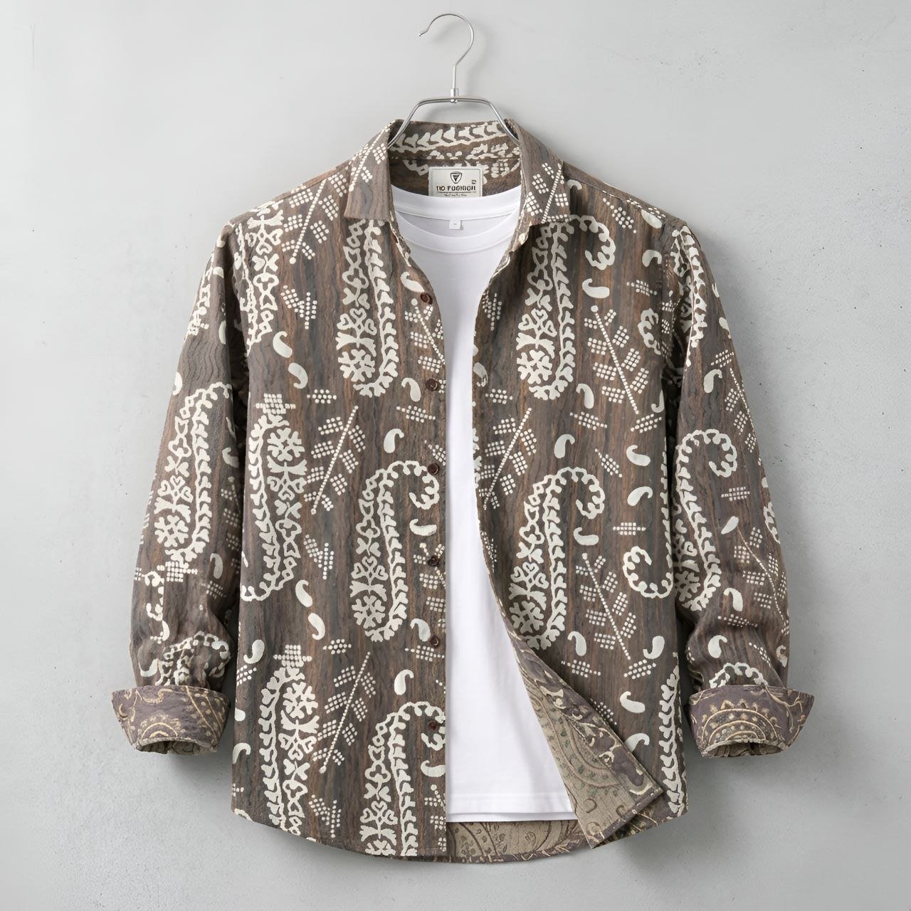 photo_6233330704804679869_y LUXURY PRINT SHIRT CODE-NPS82 - Image 1