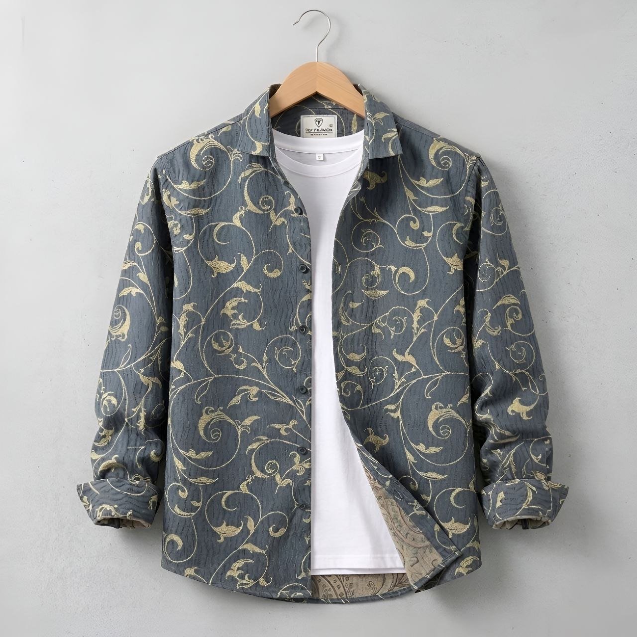 photo_6233330704804679873_y LUXURY PRINT SHIRT CODE-NPS86 - Image 1