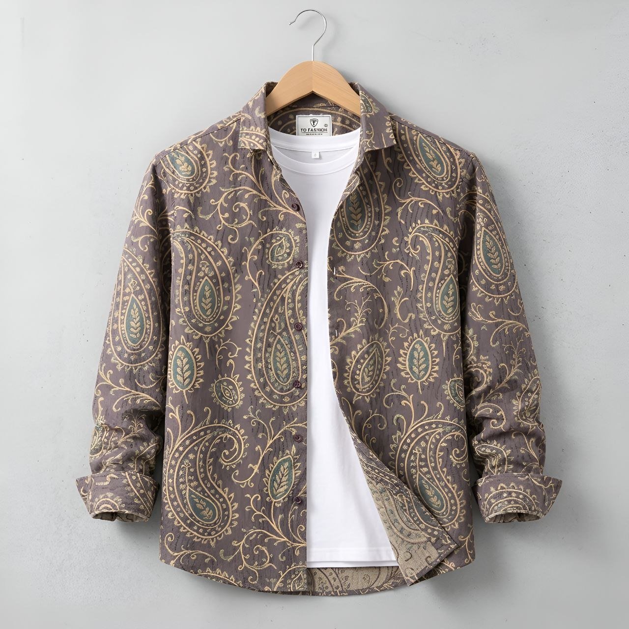 photo_6233330704804679875_y LUXURY PRINT SHIRT CODE-NPS87 - Image 1