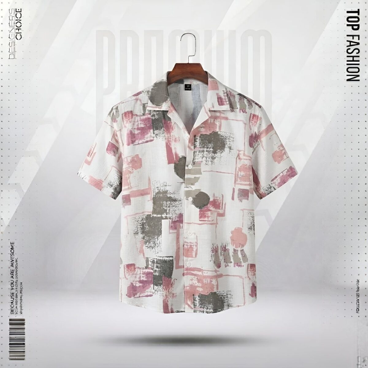 LUXURY HALF SLEEVE SHIRT CODE-HS05