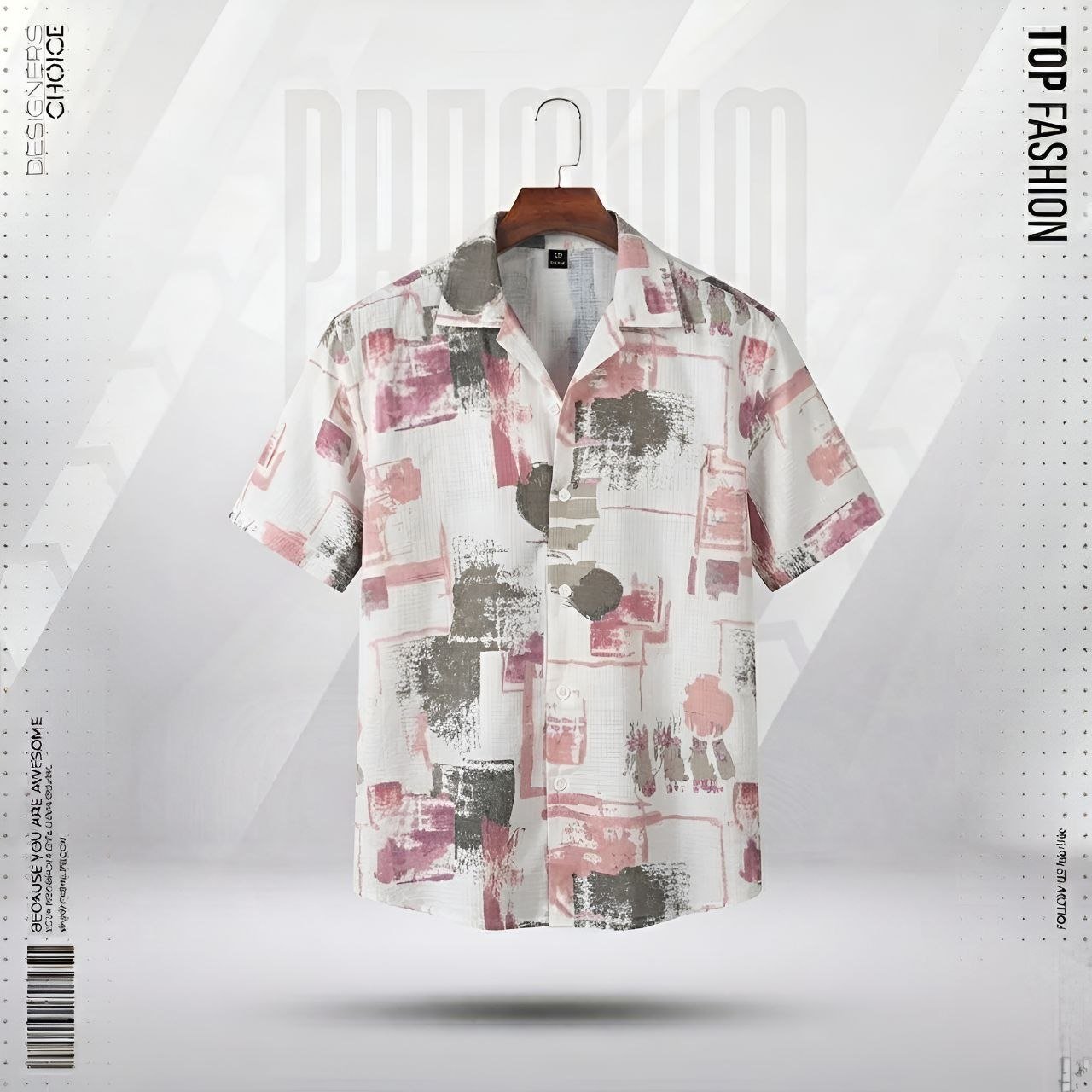 photo_6233330704804679877_y LUXURY HALF SLEEVE SHIRT CODE-HS05 - Image 1