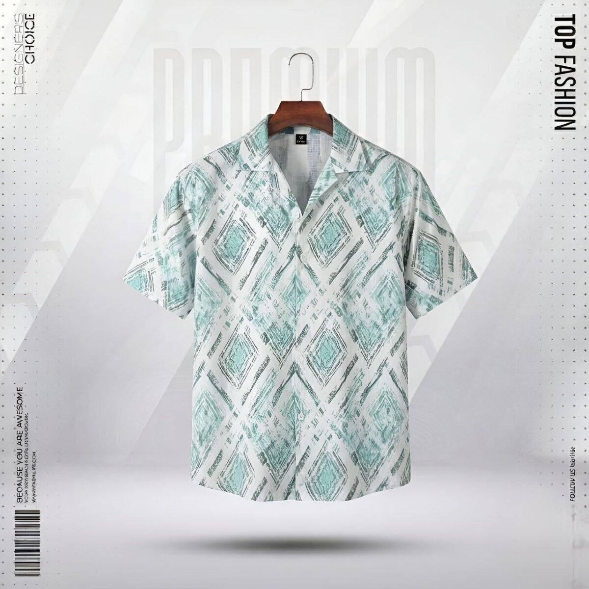 LUXURY HALF SLEEVE SHIRT CODE-HS03