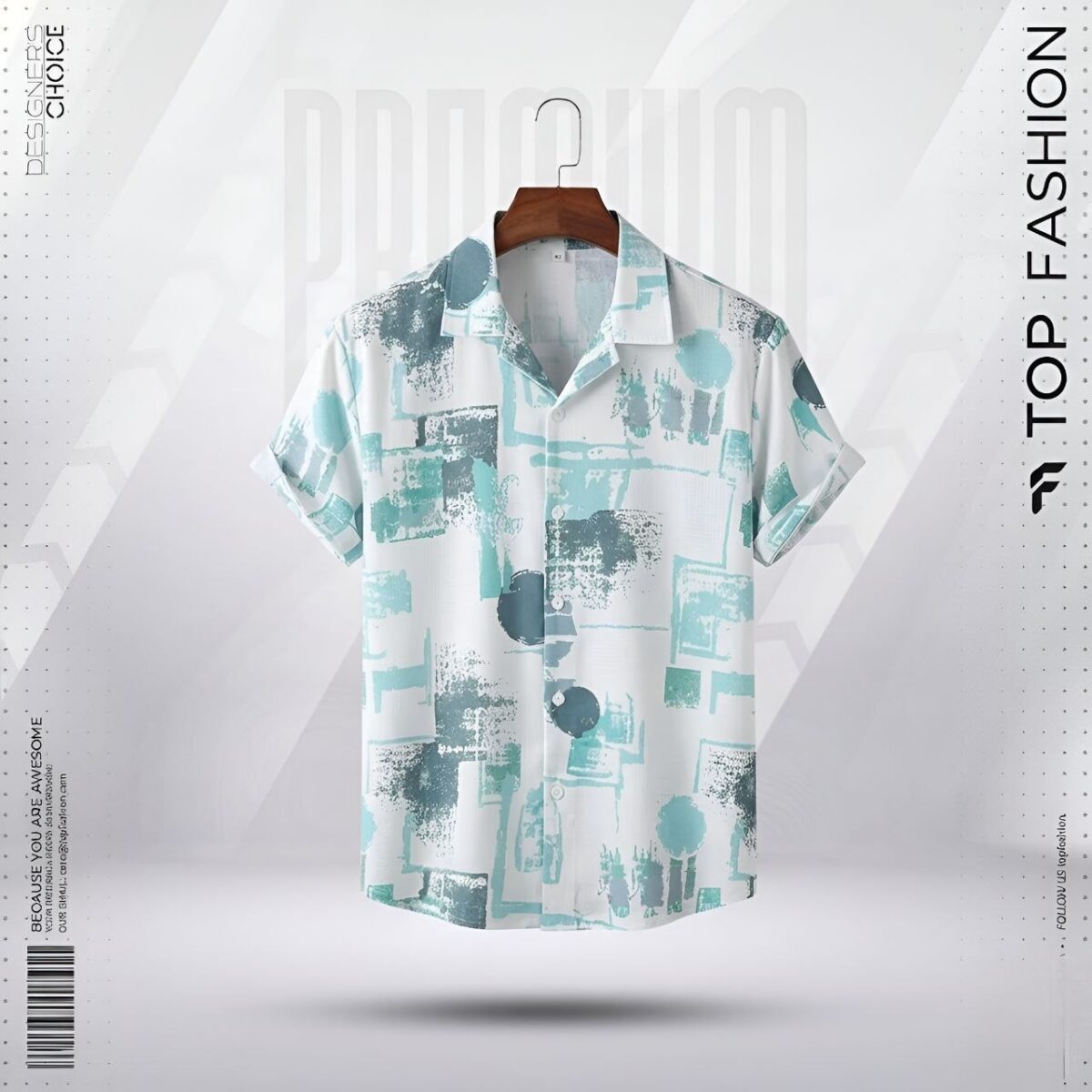 LUXURY HALF SLEEVE SHIRT CODE-HS02